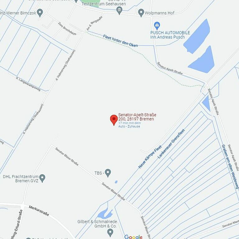 Karte Standort Seehausen, Link zu Google Maps