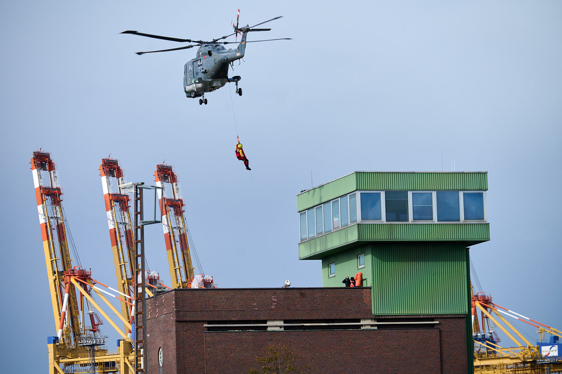 DISASTER SIMULATION Exercise in Bremerhaven